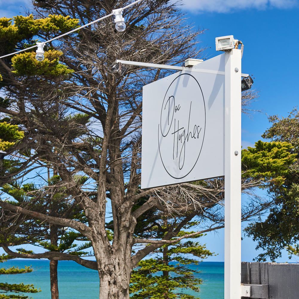 Doc Hughes Torquay - sign